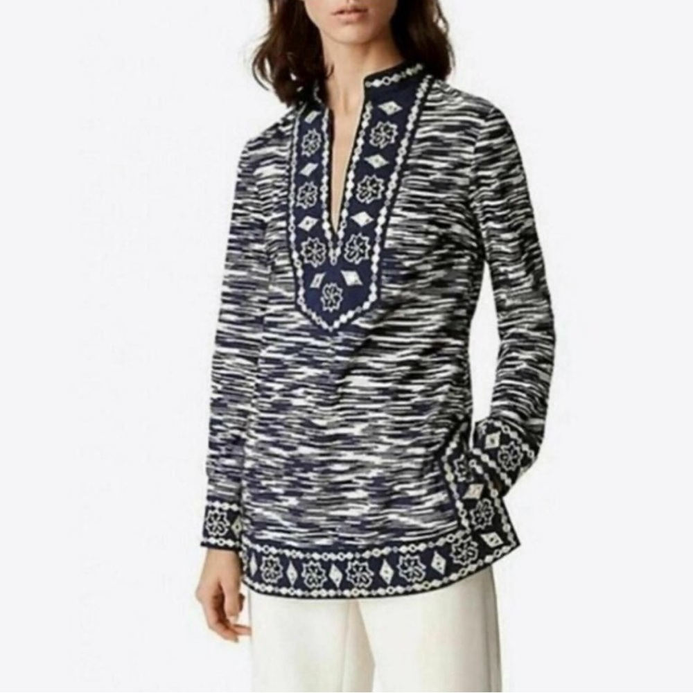 Tory Burch “Tory” Sheesha Embellished Tunic - Picture 2 of 11